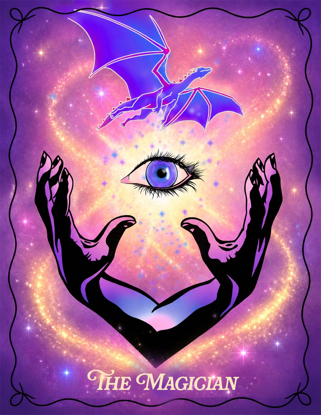 Tarot illustration, The Magician